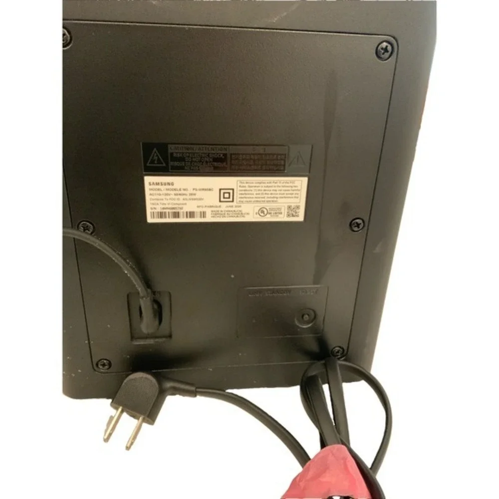 Samsung PS-WR65BB Wireless Subwoofer With Power Cord Tested Works